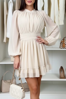 rochie CHANELZA ECRU