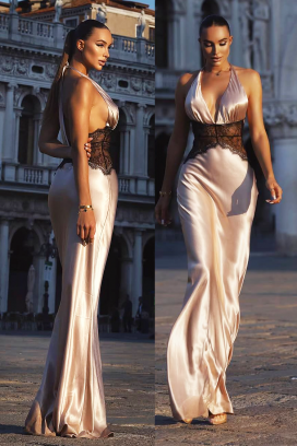 rochie AFRODILNZA PUDRA