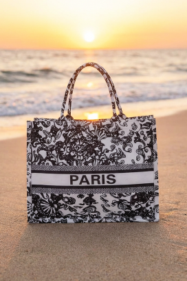 geantă de plajă LUXERIA BLACK