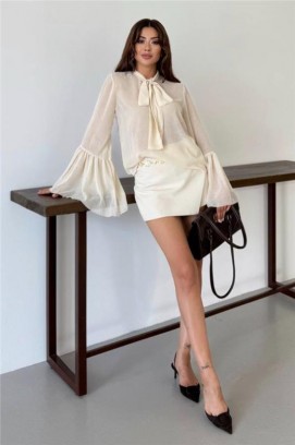 bluză damă VLANDILZA ECRU