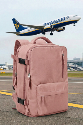 rucsac calatorie pentru bagaje de mana Ryanair ROLNEZA PUDRA