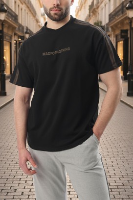 tricou bărbați CHARLONZO BLACK