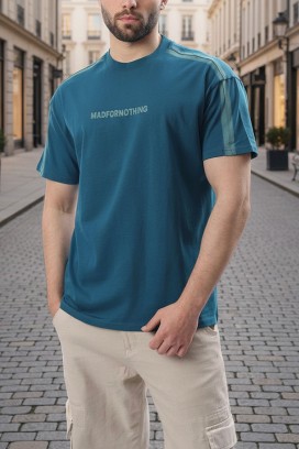 tricou bărbați CHARLONZO PETROL