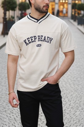 tricou bărbați FELONZO ECRU