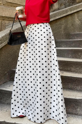 fustă MOLARZA WHITE