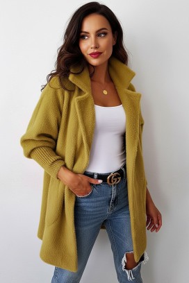 cardigan LIORMEA MUSTARD