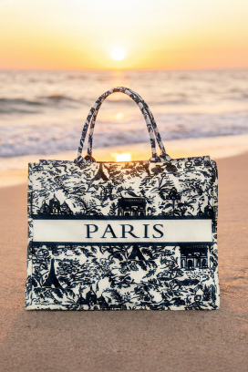 geantă de plajă LUXERIA BLACK