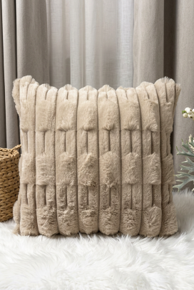 fată de pernă decorativă cu relief MARLENZA BEIGE 40х40 cm