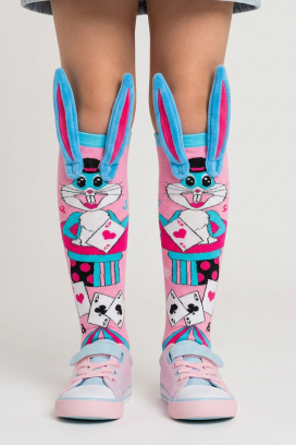 șosete pentru copii cu imprimeu 3D iepuraș și urechi moi MAGIC BUNNY
